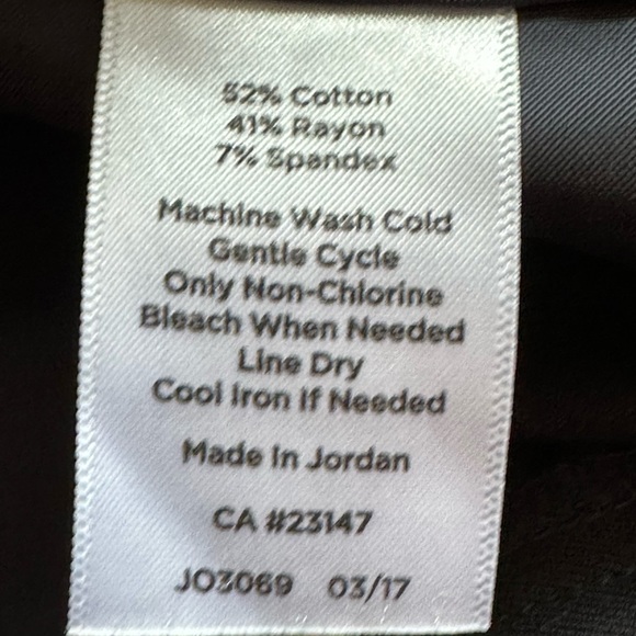 Talbots Navy Blue Curvy Straight Leg Mid Rise Sz 10 With Back Pockets - Picture 3 of 13